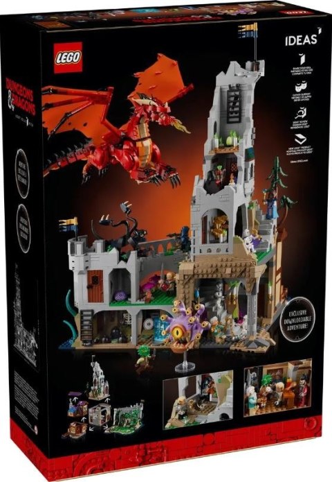 Klocki Ideas 21348 Dungeons & Dragons: Opowieść czerwonego smoka LEGO