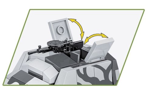 Klocki Improwizowany samochód pancerny Kubuś Powstanie Warszawskie Cobi Klocki