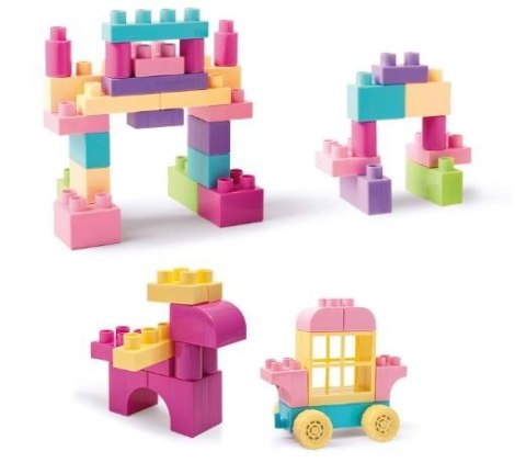 Klocki Kids Blocks 50 elementów różowe Wader