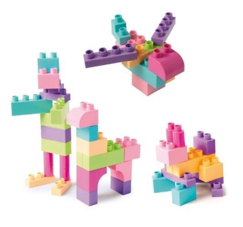 Klocki Kids Blocks 50 elementów różowe Wader