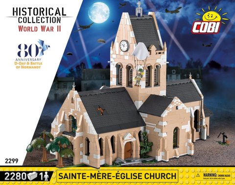 Klocki Kościół w Sainte-Mere-Eglise Cobi Klocki