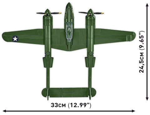 Klocki Lockheed P-38 Lightning 332 klocki Cobi Klocki