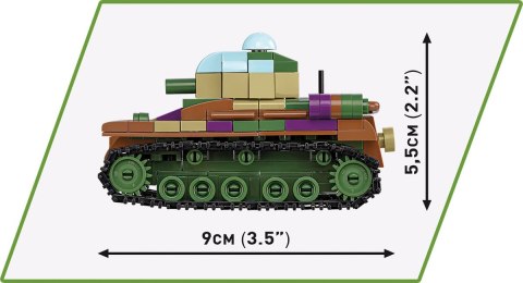 Klocki Renault R35 - Valentine IX - Panzer I Cobi Klocki