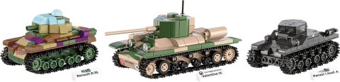 Klocki Renault R35 - Valentine IX - Panzer I Cobi Klocki