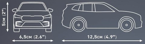 Klocki Skoda Enyaq RS 92 klocki Cobi Klocki