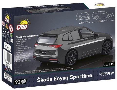 Klocki Skoda Enyaq Sportline 102 klocki Cobi Klocki