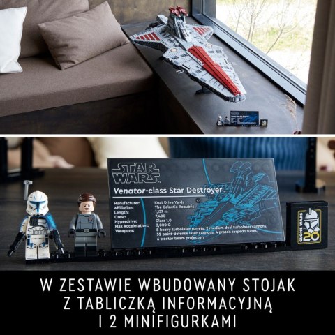 Klocki Star Wars 75367 Gwiezdny Niszczyciel typu Venator LEGO