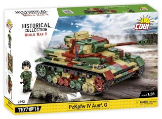 Klocki WWII PZKPFW IV AUSF.G 1107 klocków Cobi Klocki