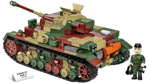 Klocki WWII PZKPFW IV AUSF.G 1107 klocków Cobi Klocki