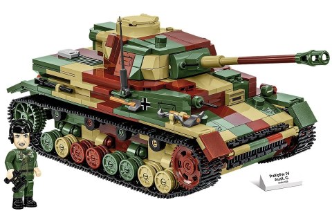 Klocki WWII PZKPFW IV AUSF.G 1107 klocków Cobi Klocki