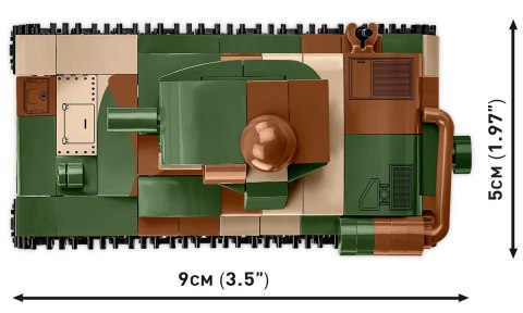 Klocki WWII Renault R-35 258 klocków Cobi Klocki