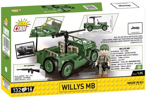 Klocki Willys MB 132 elementy Cobi Klocki