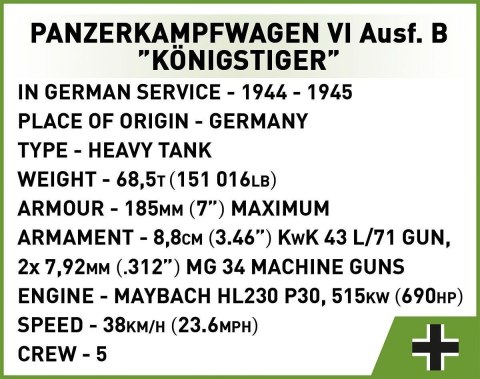 Panzer VI Ausf. B Königstiger Cobi Klocki