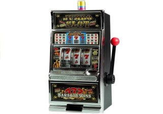 Automat do Gry Slot Kasyno Skarbonka Duża Dźwięki LEAN Toys