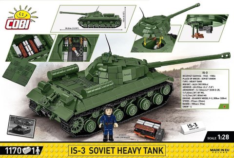 IS-3 Soviet Heavy Tank Cobi Klocki