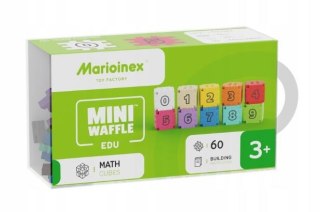 Klocki Mini Waffle Edu - Kostki matematyczne 60 elementów Marioinex