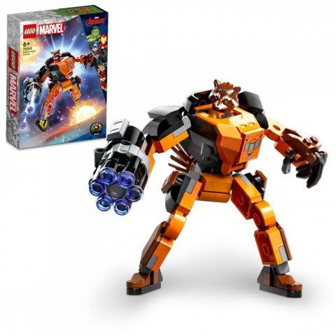 Klocki Super Heroes 76243 Mechaniczna zbroja Rocketa LEGO