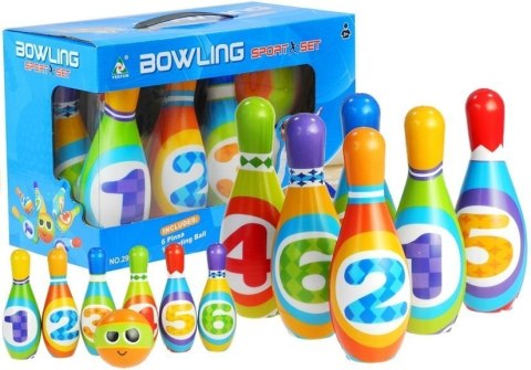 Kręgle z Cyferkami Bowling Dla Malucha Piankowe LEAN Toys