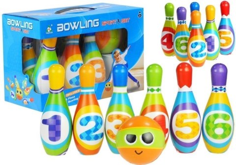 Kręgle z Cyferkami Bowling Dla Malucha Piankowe LEAN Toys