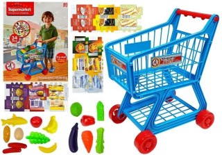 Wózek Marketowy 34 Elementy Dziecięcy na Zakupy LEAN Toys