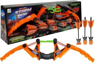 Zestaw Łuk 3 Strzały Sportowy Pomarańczowy 58 cm LEAN Toys