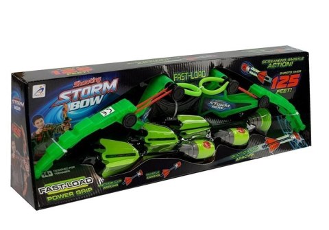 Zestaw Łuk 3 Strzały Sportowy Zielony 58 cm LEAN Toys