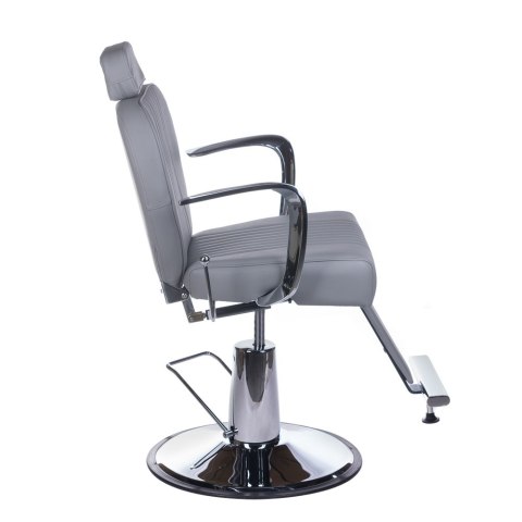 Fotel barberski OLAF BH-3273 Jasny szary