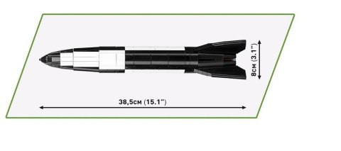 Klocki Rakieta V2 560 elementów Cobi Klocki