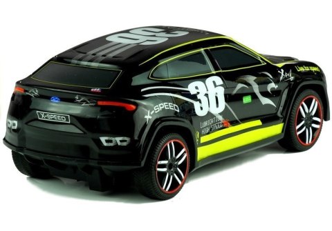 Auto Zdalnie Sterowane Sportowe Pilot R/C Czarne LEAN Toys