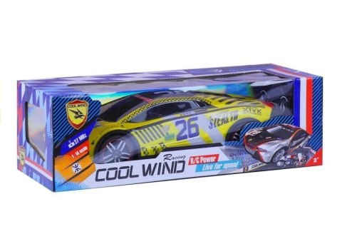 Auto Zdalnie Sterowane Sportowe Pilot R/C Żółte LEAN Toys