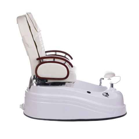 Fotel do pedicure z masażem BR-2307 Kremowy