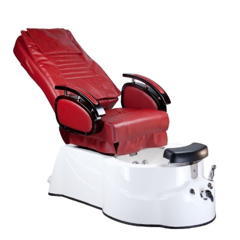 Fotel do pedicure z masażem BR-3820D Bordowy