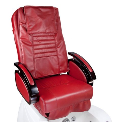 Fotel do pedicure z masażem BR-3820D Bordowy