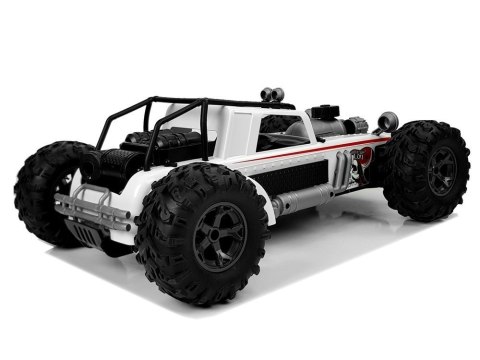 Auto Buggy Zdalnie Sterowany 1:12 2.4G Biały 20 km/h Para Wodna LEAN Toys