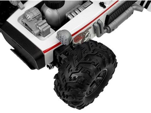 Auto Buggy Zdalnie Sterowany 1:12 2.4G Biały 20 km/h Para Wodna LEAN Toys