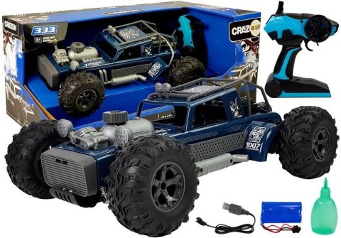 Auto Buggy Zdalnie Sterowany 1:12 2.4G Niebieski 20 km/h Para Wodna LEAN Toys