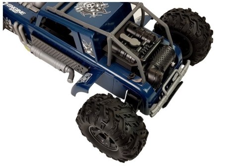 Auto Buggy Zdalnie Sterowany 1:12 2.4G Niebieski 20 km/h Para Wodna LEAN Toys