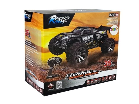 Auto Off-Road Zdalnie Sterowane Brązowo- Żółty 2.4G 1:18 35 km/h Kontrola Prędkości LEAN Toys