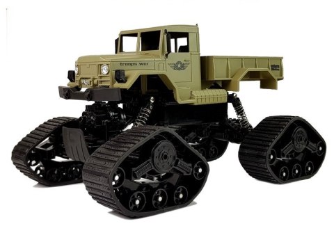 Auto Pickup Terenowe 1:12 Zdalnie Sterowany R/C Gąsienice Żółte LEAN Toys