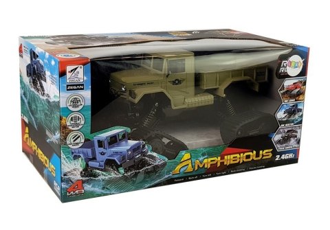 Auto Pickup Terenowe 1:12 Zdalnie Sterowany R/C Gąsienice Żółte LEAN Toys