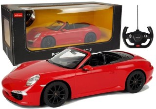 Auto R/C Porsche 911 Rastar 1:14 Czerwone na pilota Rastar