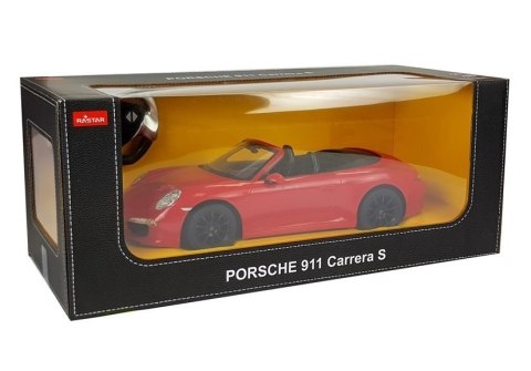 Auto R/C Porsche 911 Rastar 1:14 Czerwone na pilota Rastar