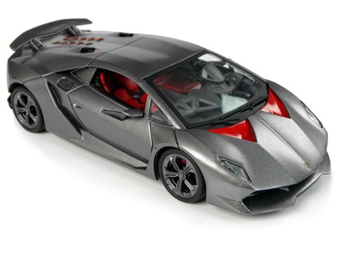 Auto Sportowe R/C 1:24 Lamborghini Srebrne 2.4 G Światła LEAN Toys