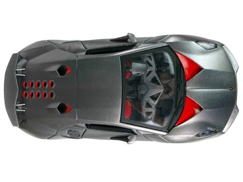 Auto Sportowe R/C 1:24 Lamborghini Srebrne 2.4 G Światła LEAN Toys