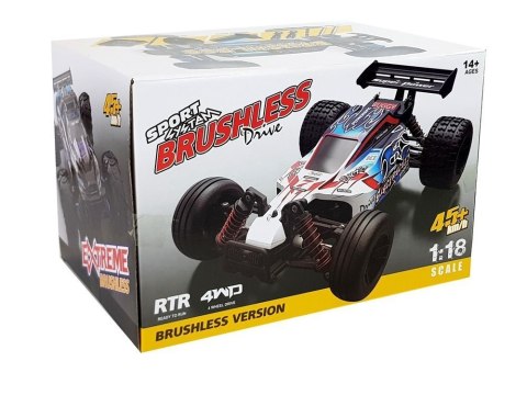 Auto Terenowe Buggy Zdalnie Sterowane 1:18 Żółty ENOZE 9303E 45 km/h LEAN Toys