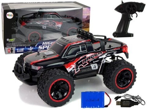 Auto Terenowe Off-Road R/C 2.4 G Amortyzatory 1:12 Czerwony LEAN Toys