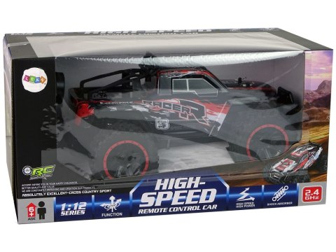 Auto Terenowe Off-Road R/C 2.4 G Amortyzatory 1:12 Czerwony LEAN Toys