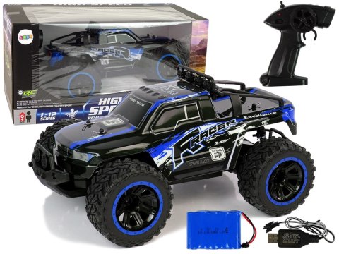 Auto Terenowe Off-Road R/C 2.4 G Amortyzatory 1:12 Niebieskie LEAN Toys