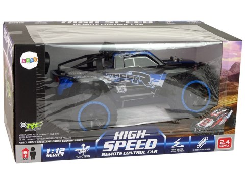 Auto Terenowe Off-Road R/C 2.4 G Amortyzatory 1:12 Niebieskie LEAN Toys