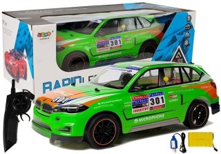 Auto Zdalnie Sterowane 1:10 2.4G Zielone LEAN Toys